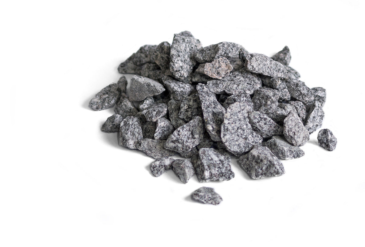 Ziersplitt Granit grau 20 kg Sack