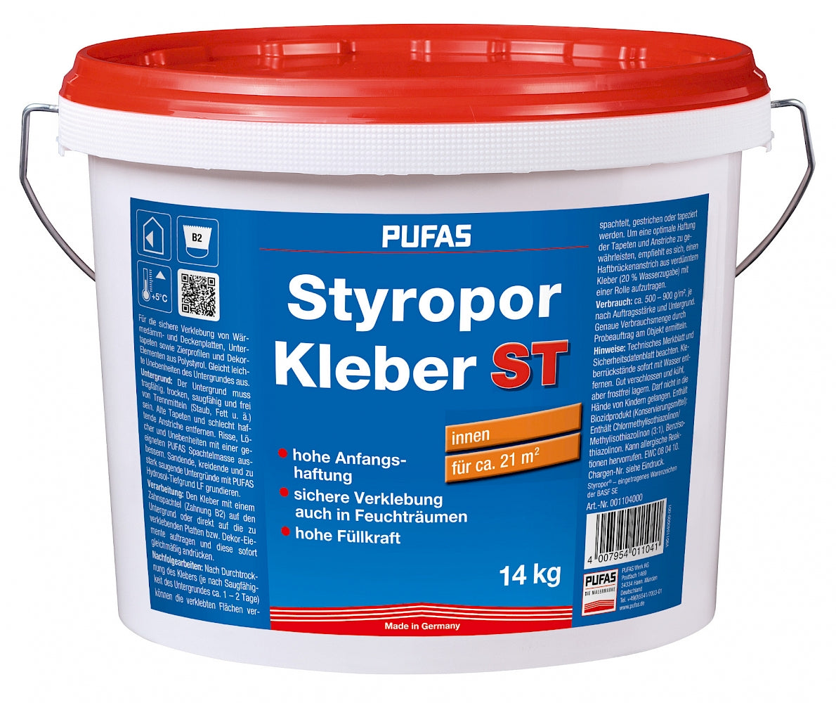 PUFAS Styropor-Kleber ST 14 kg