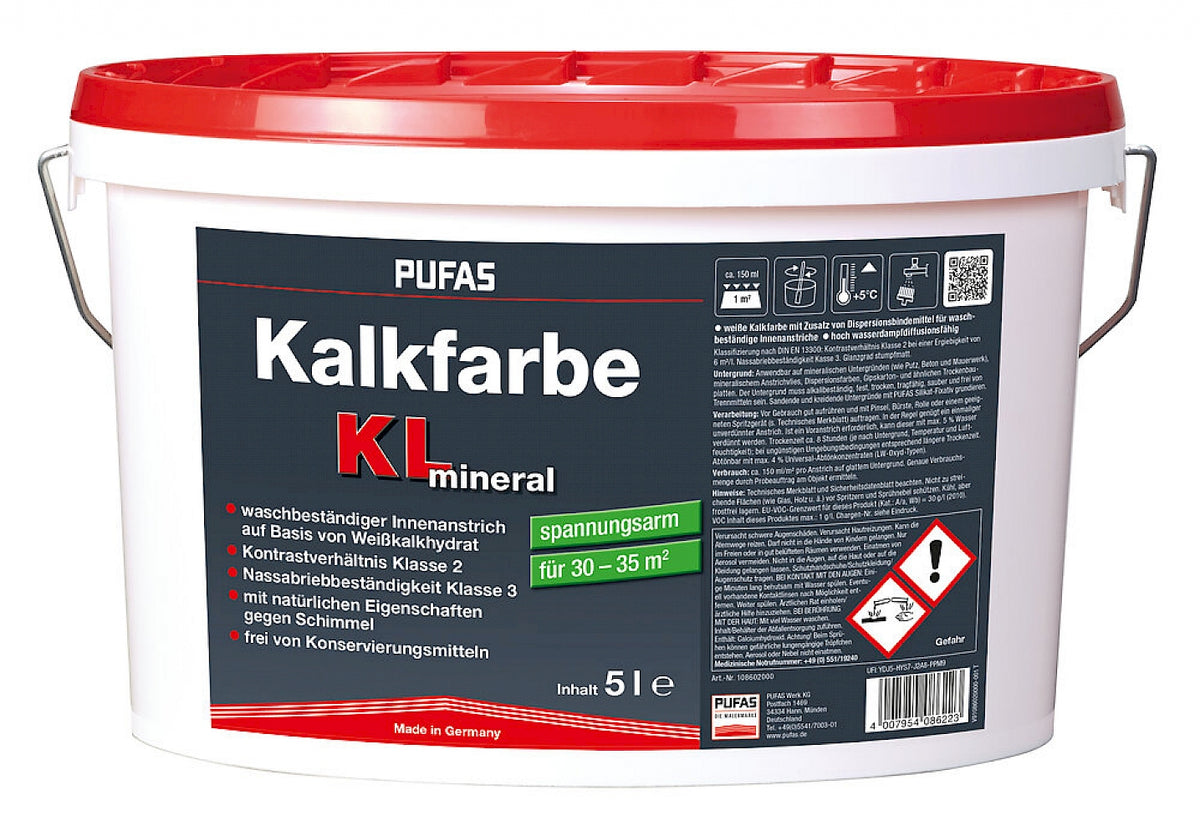 PUFAS Kalkfarbe KL mineral 5 L