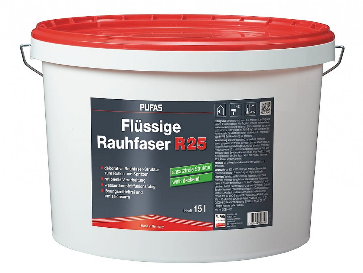 PUFAS Flüssige Rauhfaser R25 15 Liter