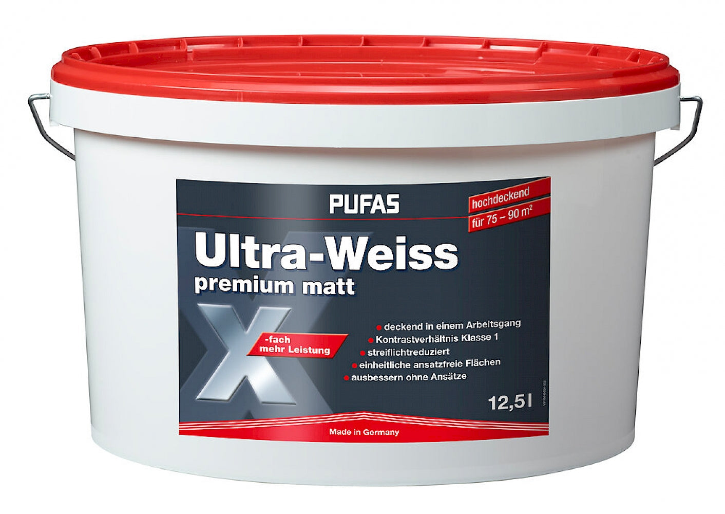 PUFAS Ultra-Weiss premium matt 12,5 Liter