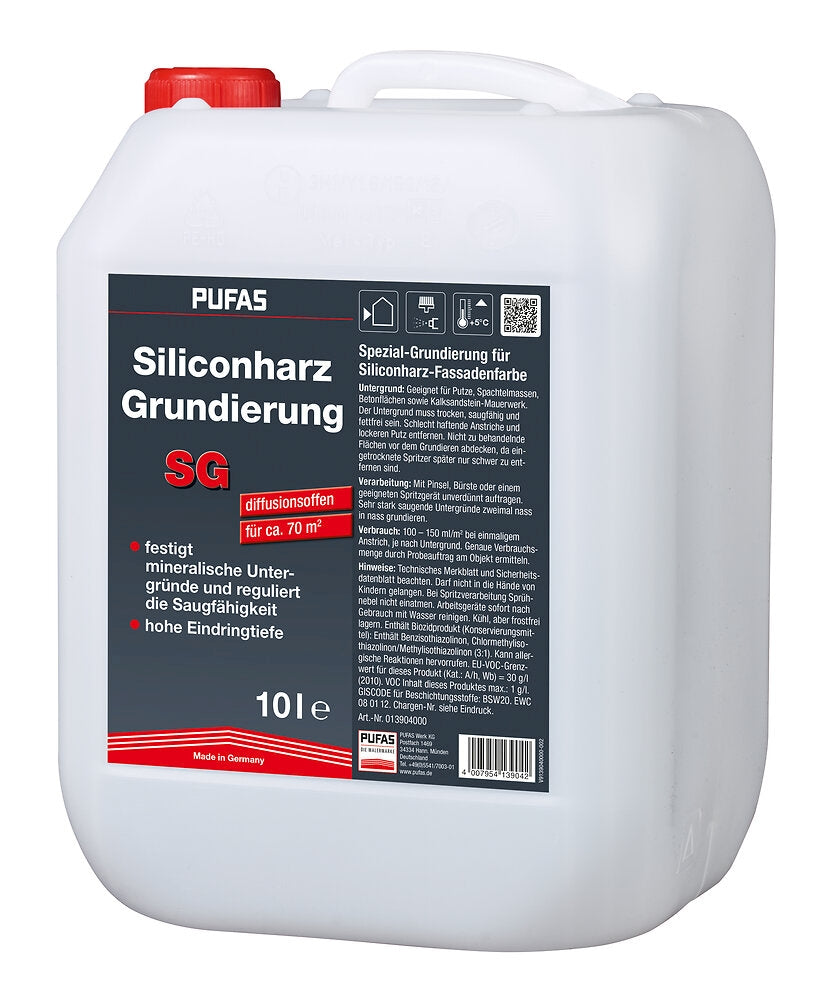 PUFAS Siliconharz-Grundierung SG  10 Liter