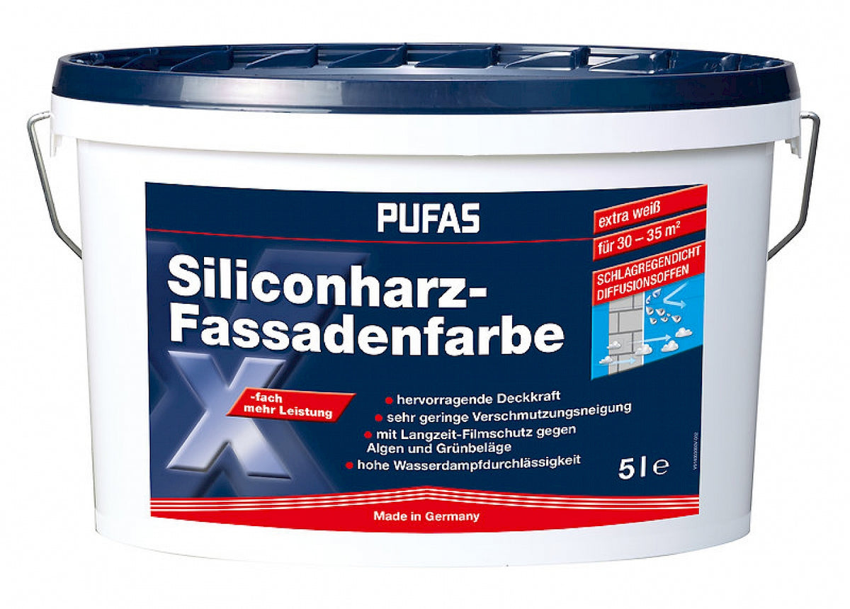 PUFAS Siliconharz-Fassadenfarbe  5L