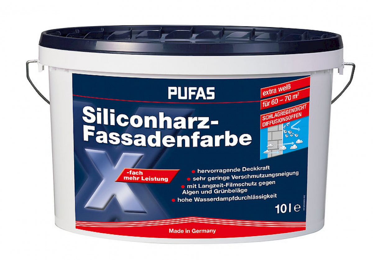 PUFAS Siliconharz-Fassadenfarbe 10 L