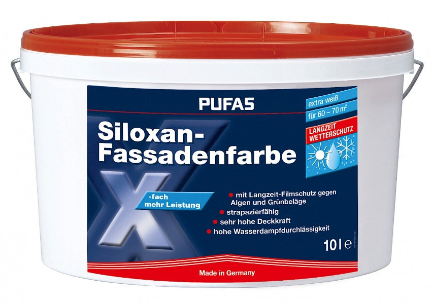 PUFAS Siloxan-Fassadenfarbe 10 Liter