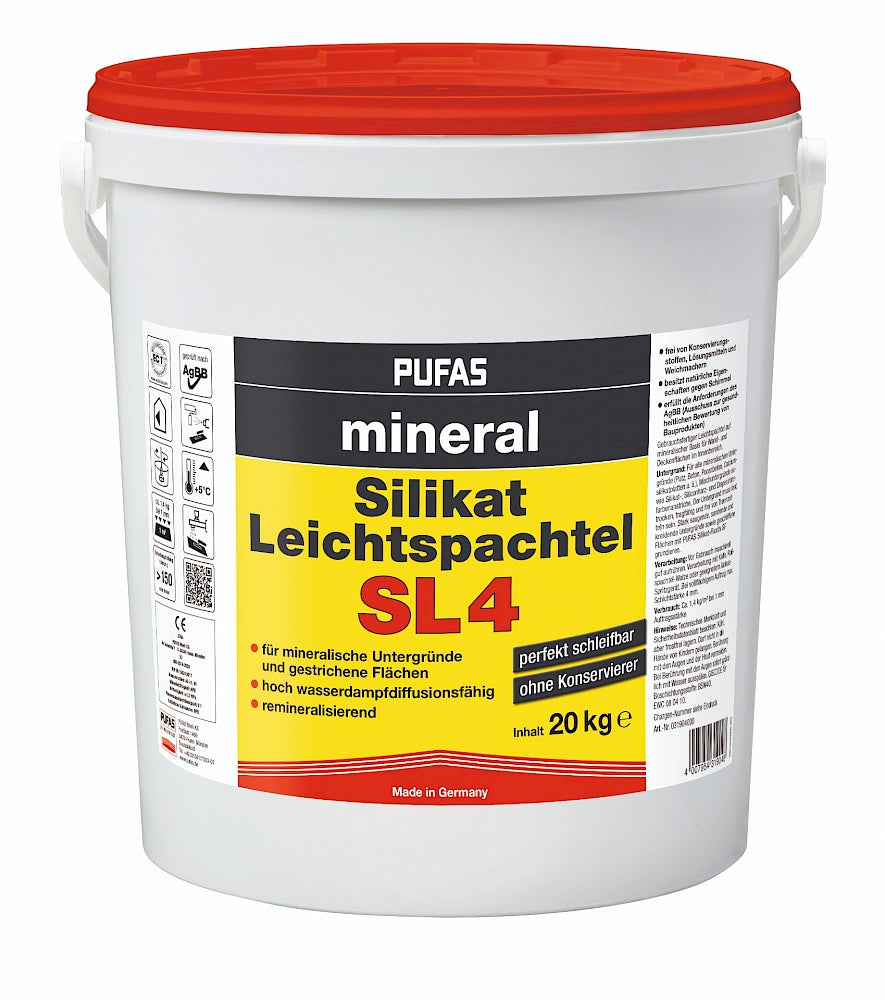 PUFAS Silikat-Leichtspachtel SL4 - mineral  20 kg