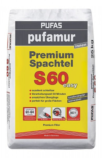PUFAS pufamur Premium-Spachtel S60 easy 20 kg