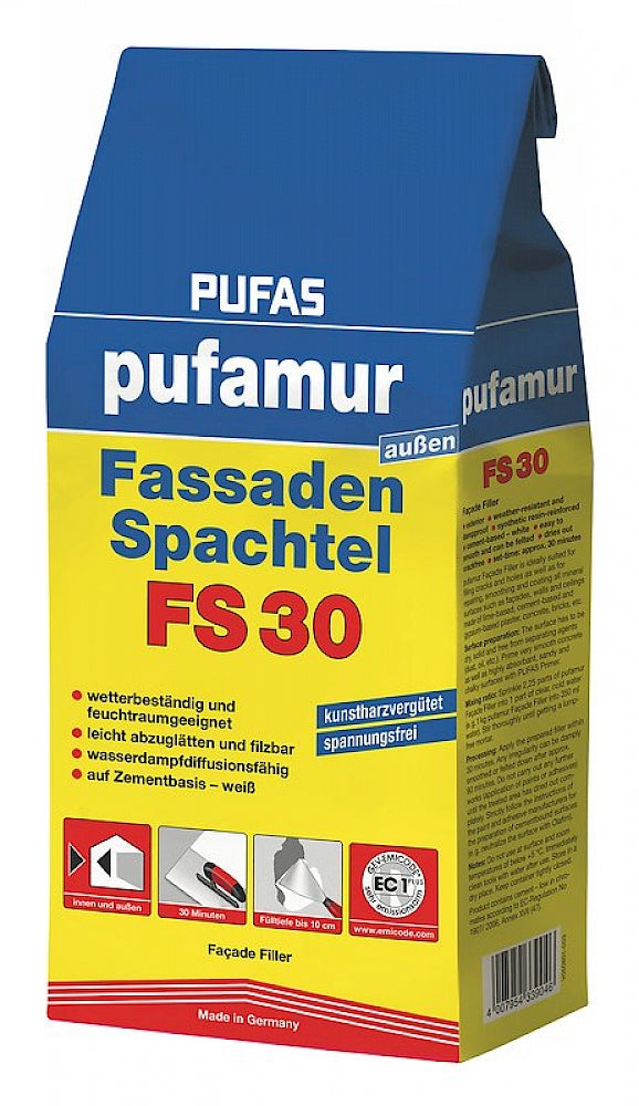 PUFAS pufamur außen Fassaden-Spachtel FS 30 5 kg / 4 Stück VPE