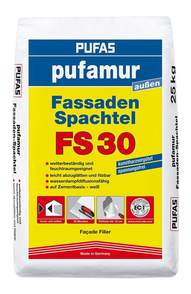 PUFAS pufamur außen Fassaden-Spachtel FS 30 25 kg