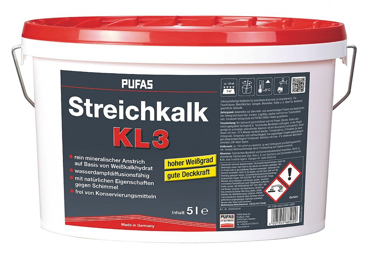 PUFAS Streichkalk KL3   5 Liter