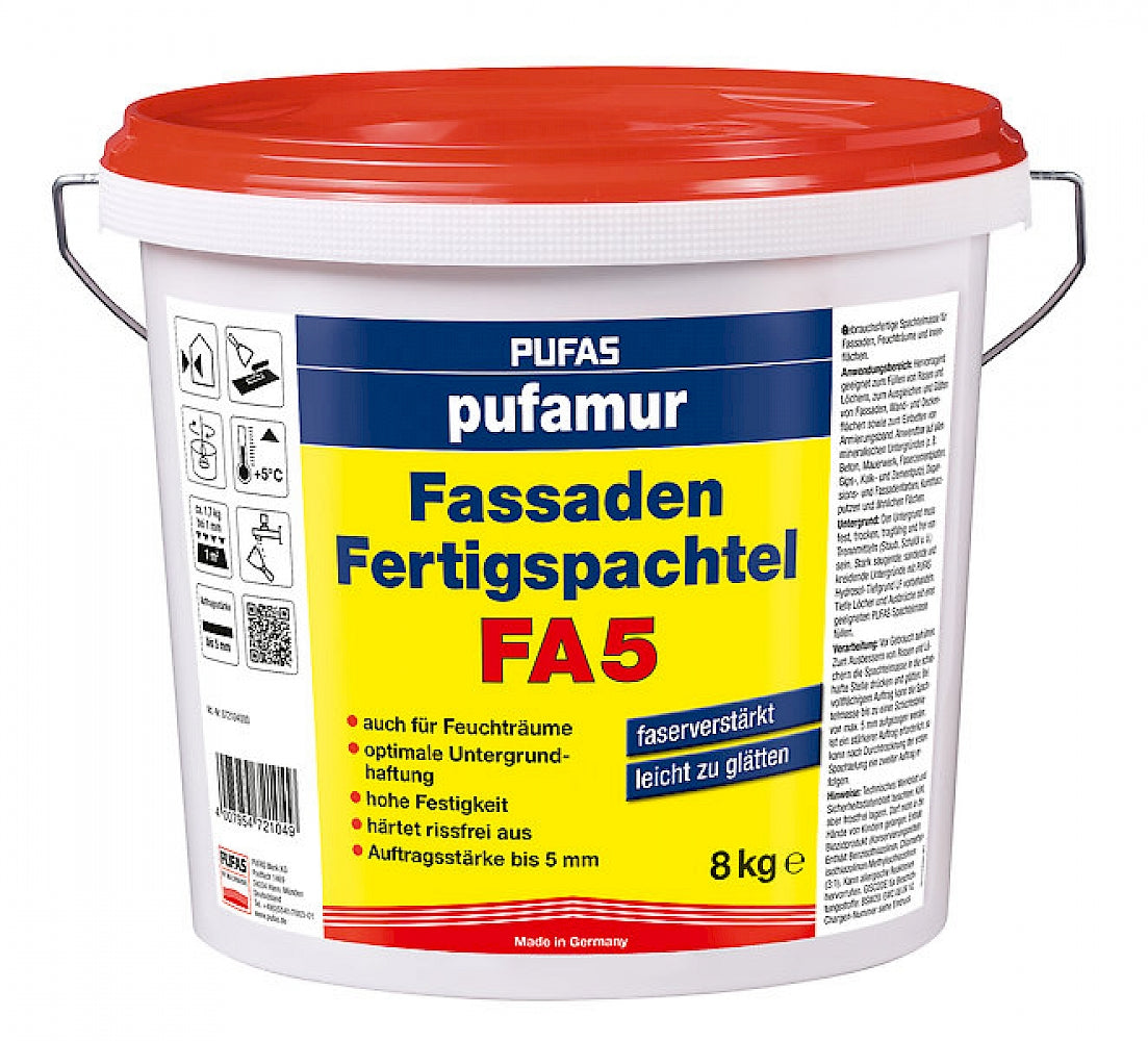 PUFAS pufamur Fassaden-Fertigspachtel FA5  8 kg