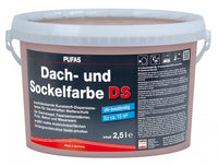 PUFAS Dach und Sockelfarbe / Kunststoff Dispersionsfarbe Wetterschutz