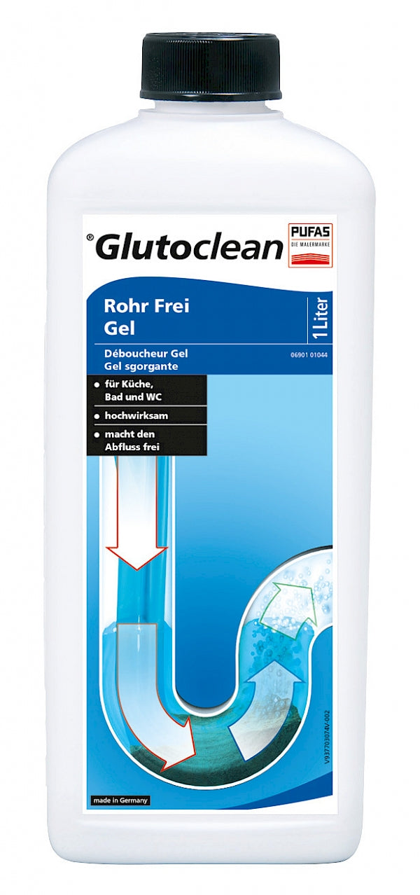 Glutoclean Rohr Frei Gel 1 Liter / 4 Stück VPE