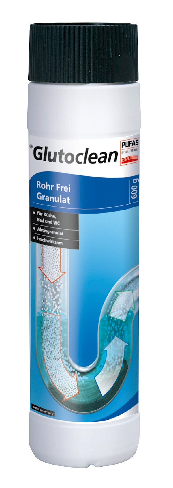 Glutoclean Rohr Frei Granulat 600 g / 6 Stück VPE