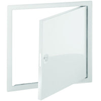 Revisionstür SOFTLINE RAL 9016 weiß, mit Vierkantverschluss