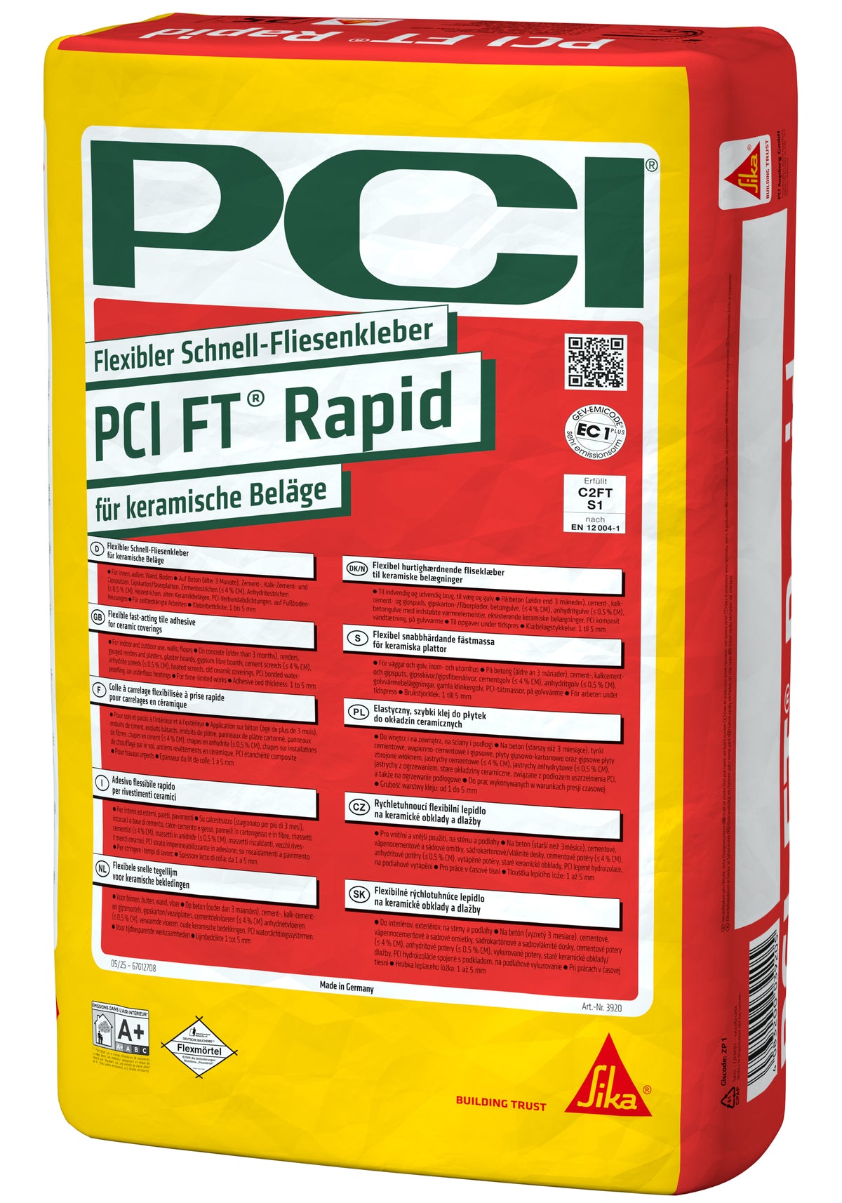 PCI FT Rapid 25 kg