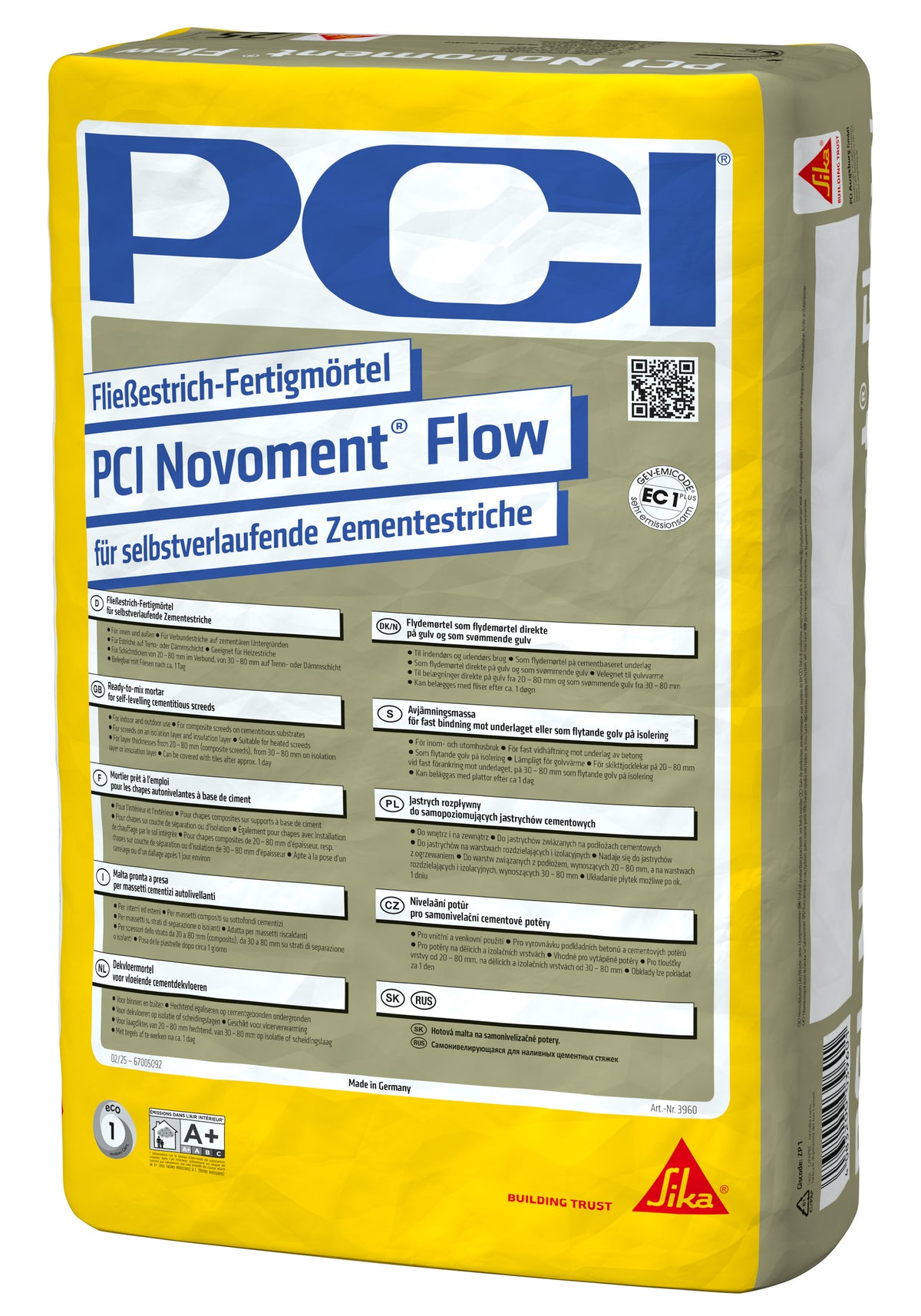 PCI Novoment Flow 25 kg