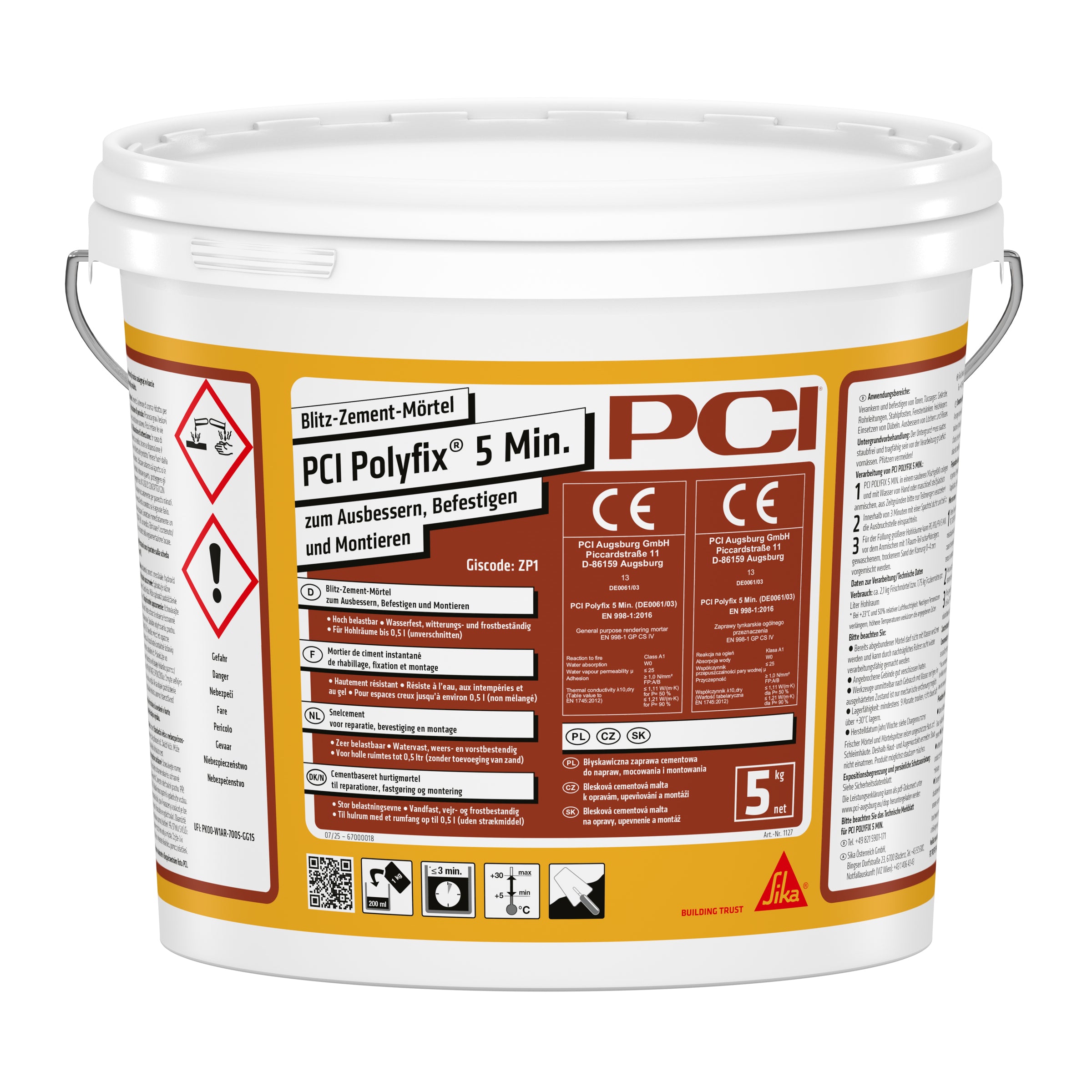 PCI Polyfix 5 Min 5 kg – korte-baustoffe