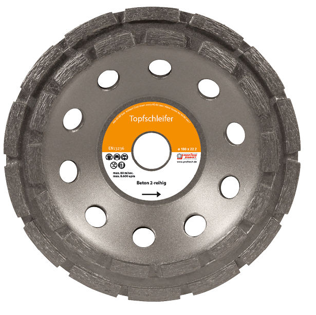 Diamant Topfschleifer Beton