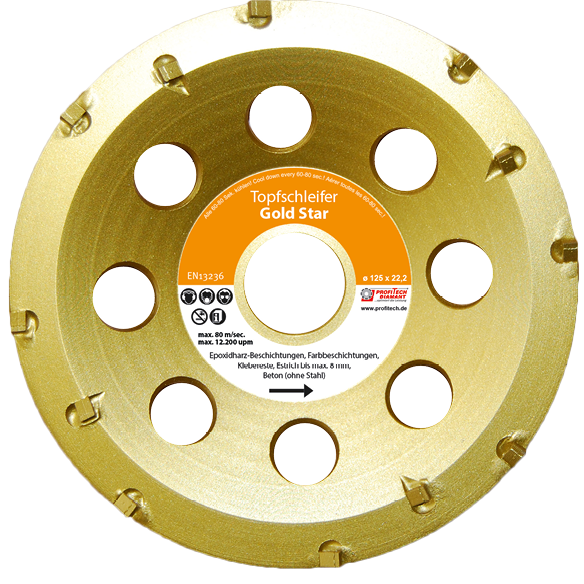 Diamant Topfschleifer PKD Gold Star