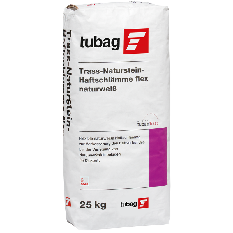 tubag  TNH-flex  25kg Trass Natursteinhaftschlämme