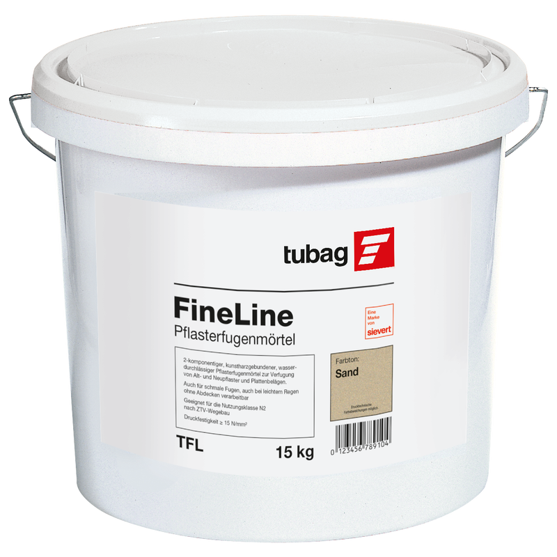 tubag  TFL FineLine 15kg betongrau Pflasterfugenmörtel