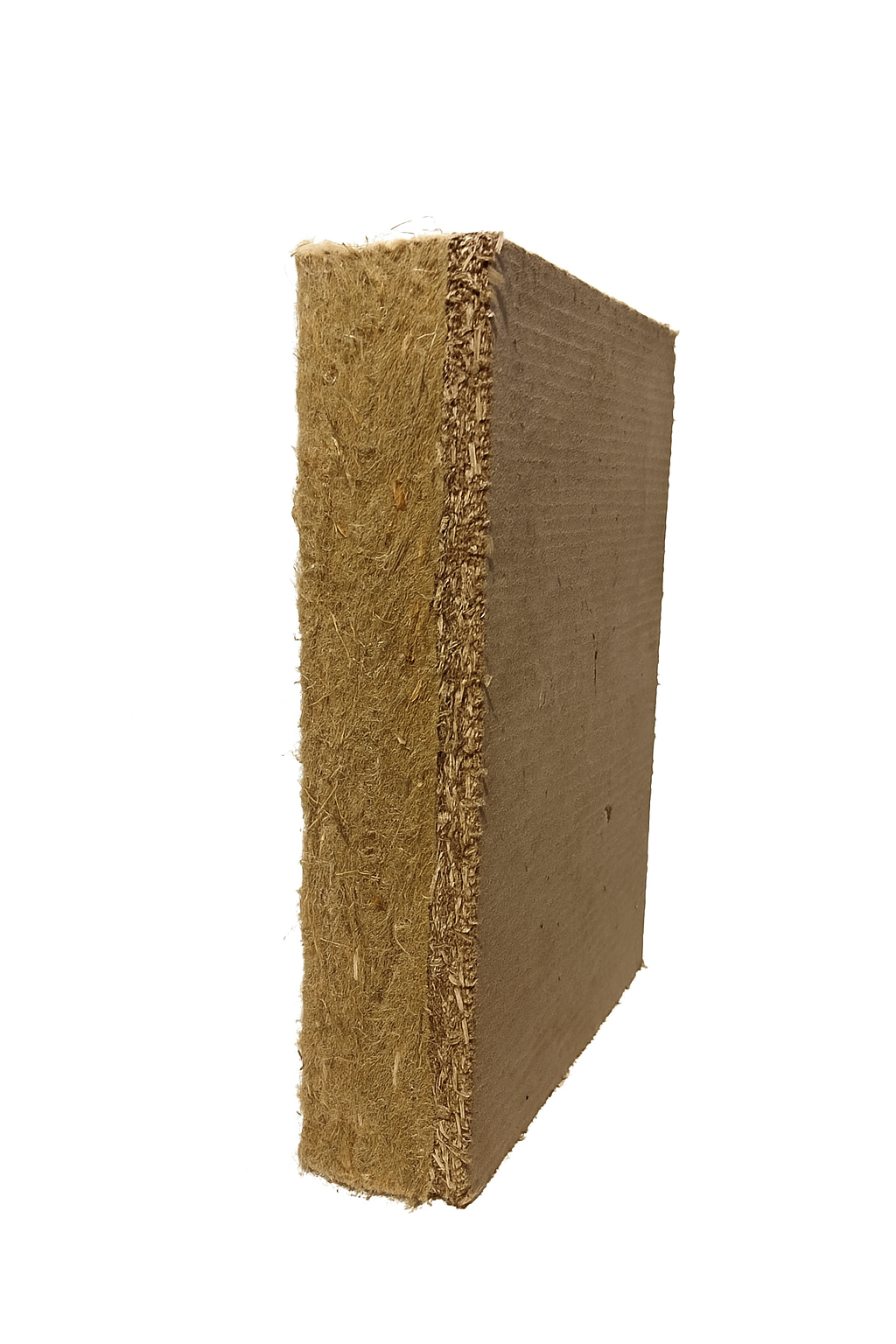 Verbundplatte Lehm / Hanf aus 14mm Lehmbauplatte + Hanfplatte Naturwerk