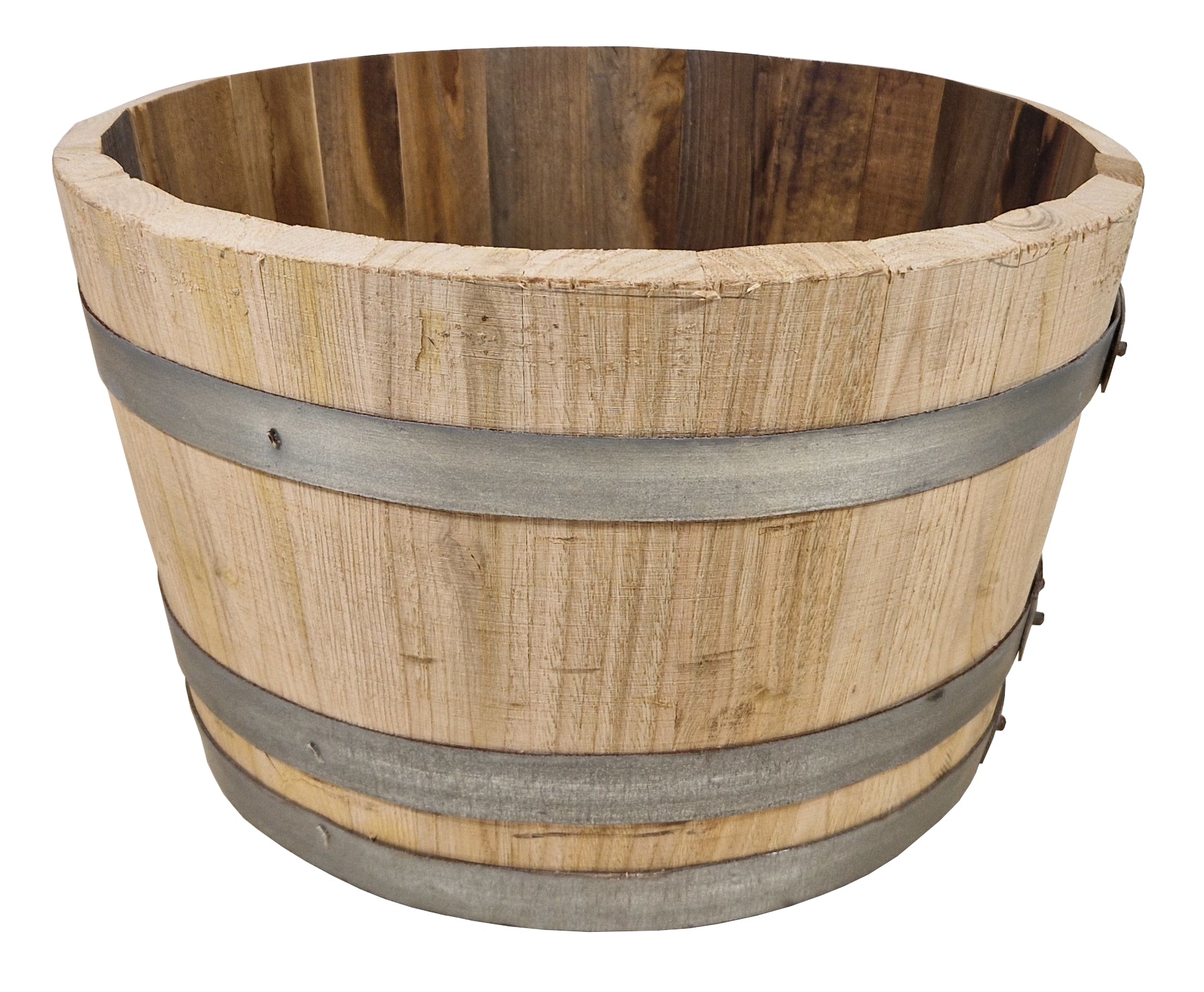 Pflanzkübel Kastanie "M"  ca. D48-50 x H28-30cm