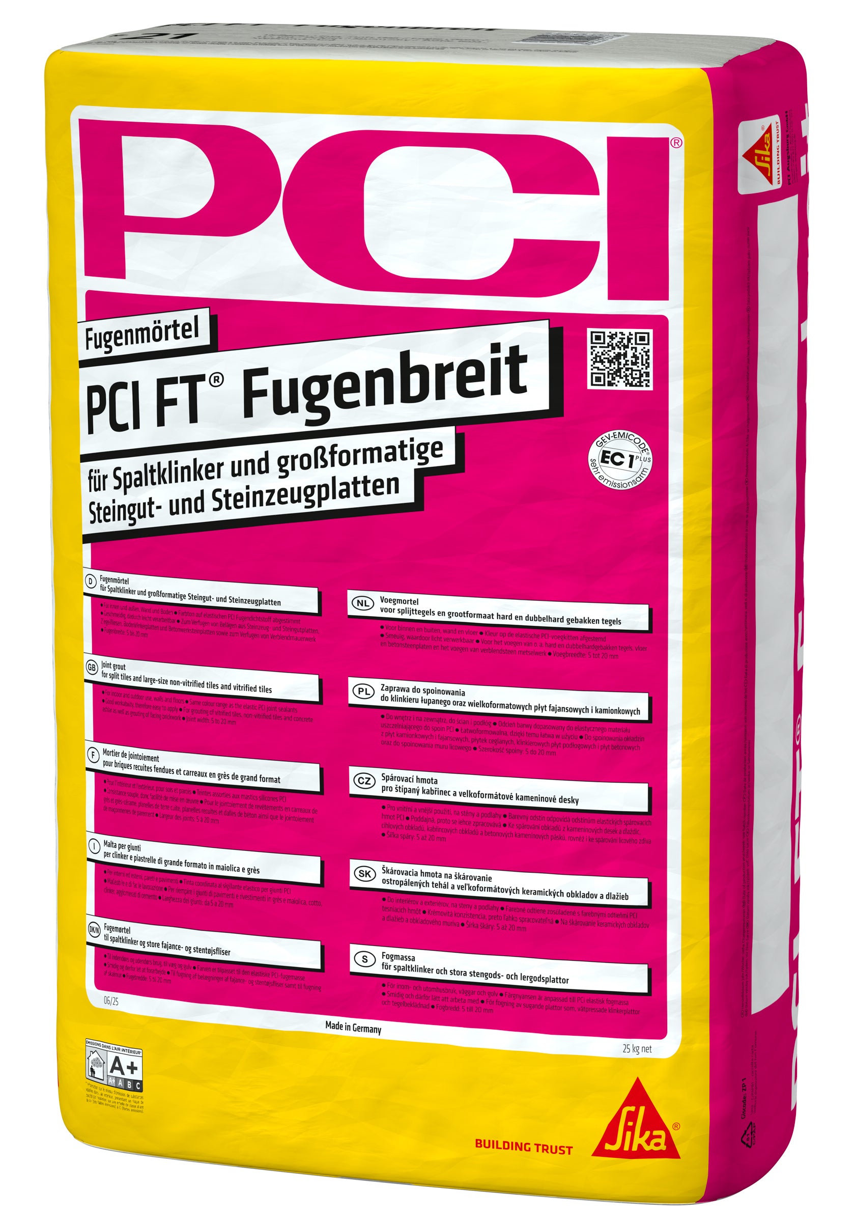 PCI FT Fugenbreit zementgrau 25 kg