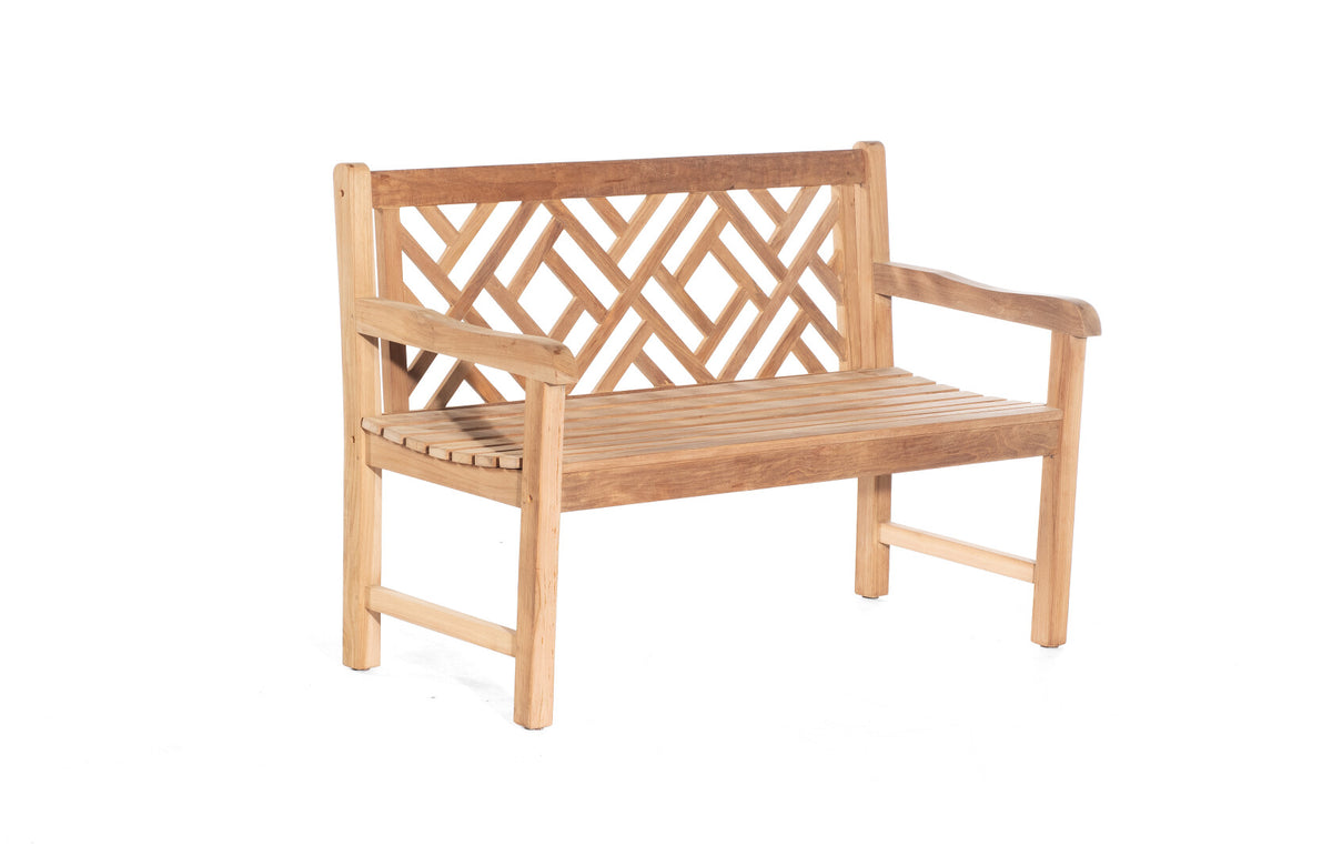 Bank "Quadriga" 3-SitzerTeakholz Pureca. 150 cm breitSonnenPartner