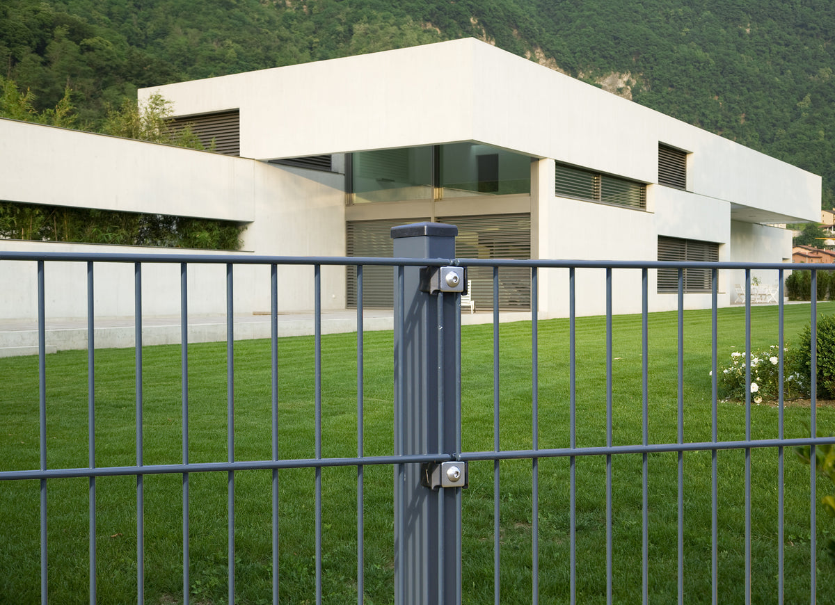 Doppelstabmatte leichte Ausführung 2506x1230 mm, MW 50x200 mm, Typ 6/5/6 verzinkt/beschichtet RAL 7016 anthrazit