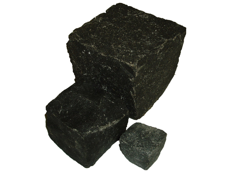 Natursteinpflaster Basalt 8/10 cm allseitig gespalten