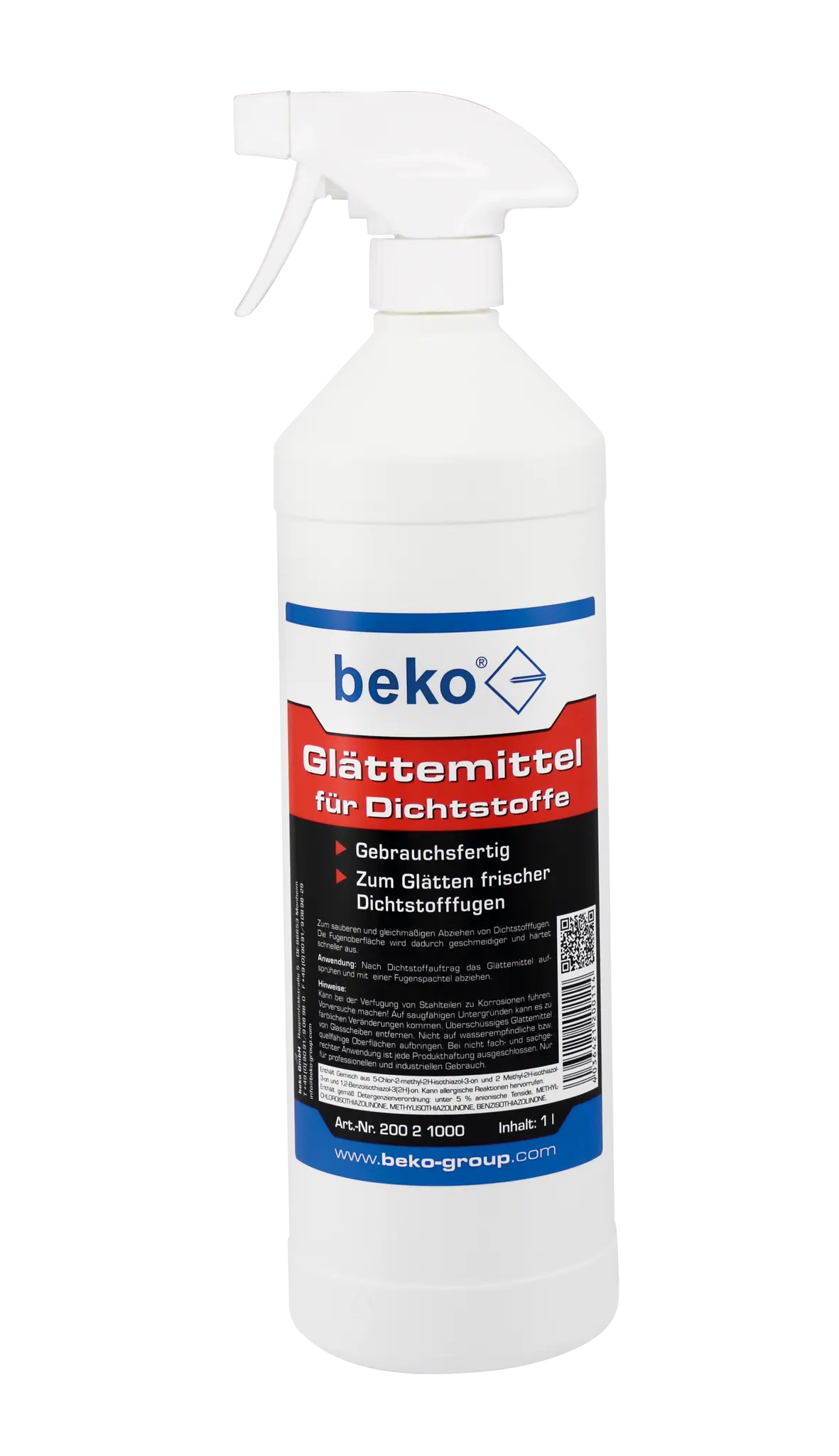 beko Glättemittel für Dichtstoffe 1 L