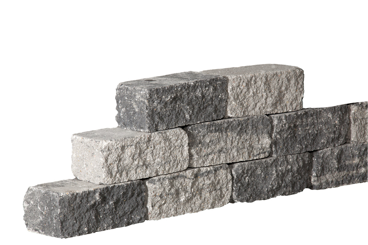 Trockenmauerstein CombiUno 30 x 15 x 12 cm MATTERHORN / grau-anthrazit