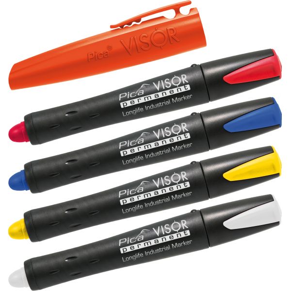 VISOR permanent Marker blau