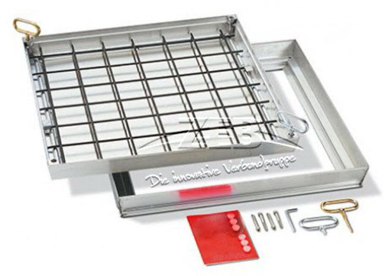 Schachtabdeckung Aluminium, geruchsdicht, für wählbare Oberfläche
