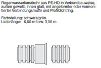 Aquatub-Rw Regenwasserkanalrohr SN8 in Verbundbauweise, mit angeformter Verbindungsmuffe, außen gewellt, innen glatt