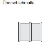 Aquatub-Rw Überschiebmuffe