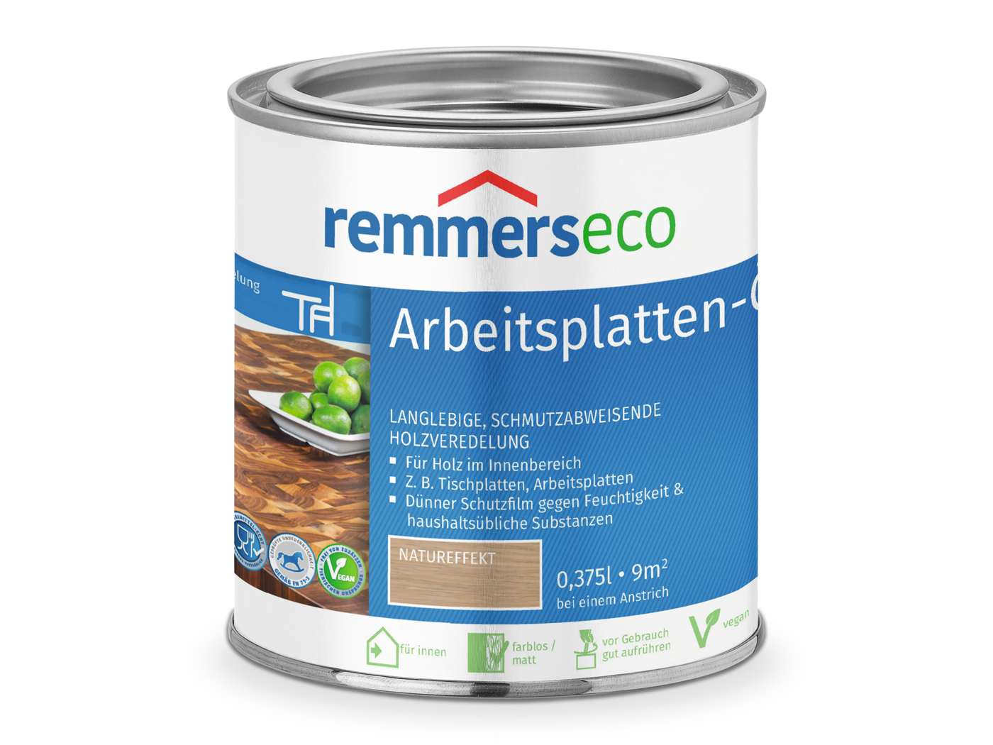 Remmers ARBEITSPLATTEN-ÖL [eco] NATUREFFEKT  0,375 LTR