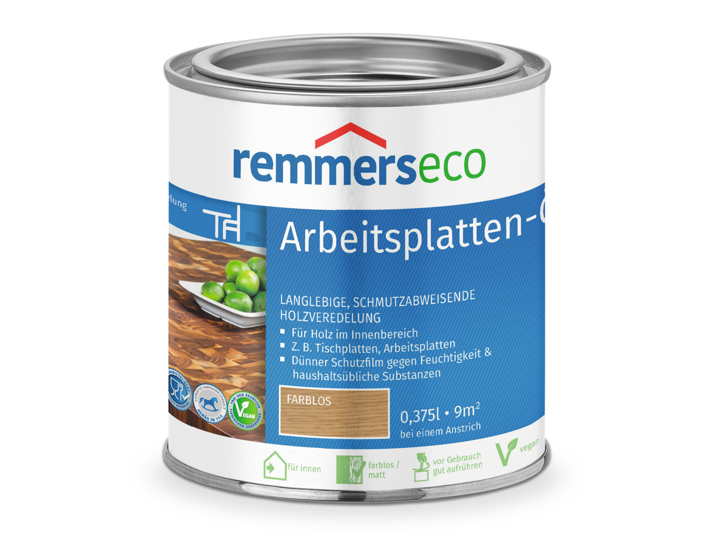 Remmers ARBEITSPLATTEN-ÖL [eco] FARBLOS  0,375 LTR