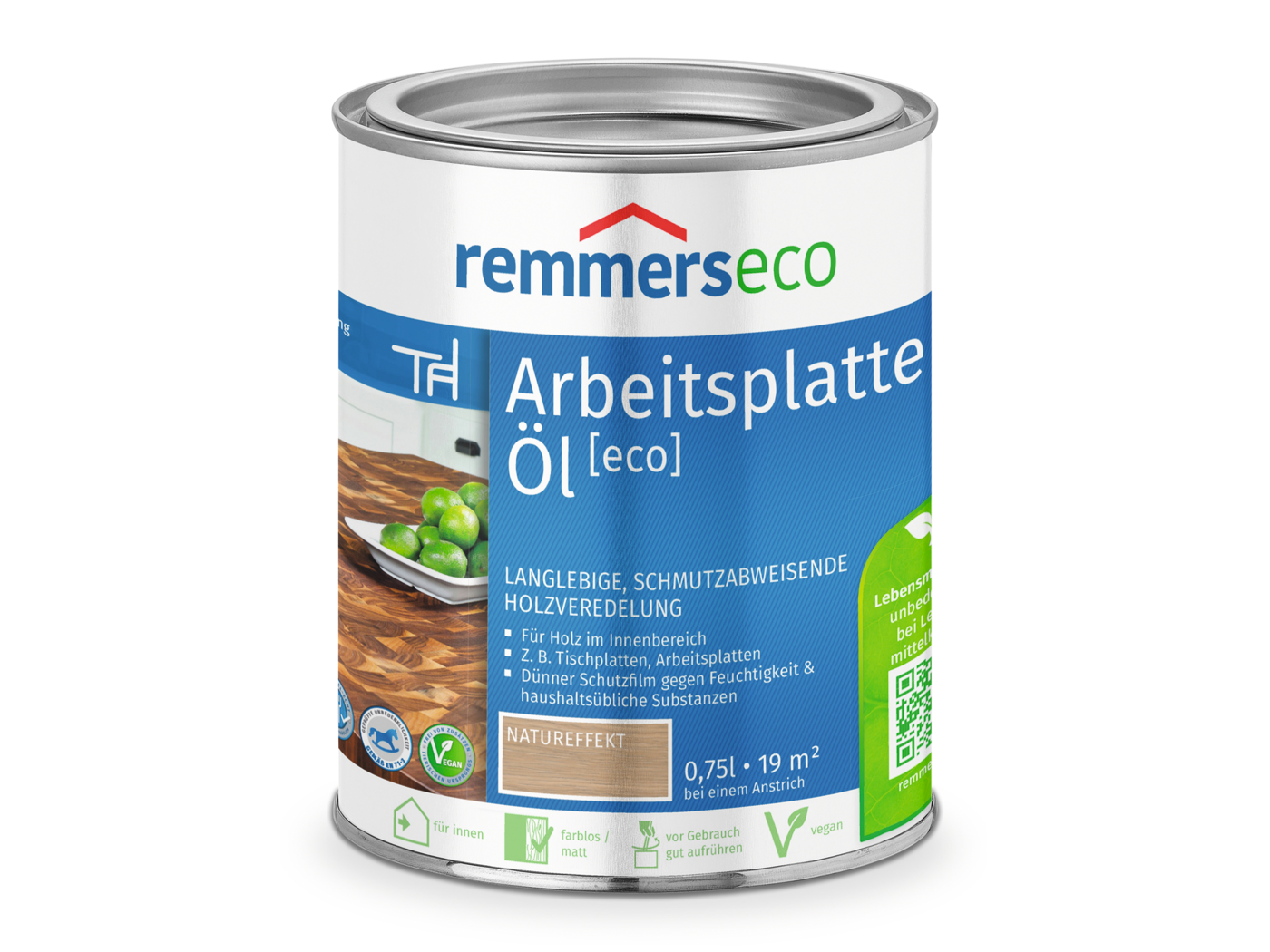 Remmers ARBEITSPLATTEN-ÖL [eco] NATUREFFEKT  0,75 LTR