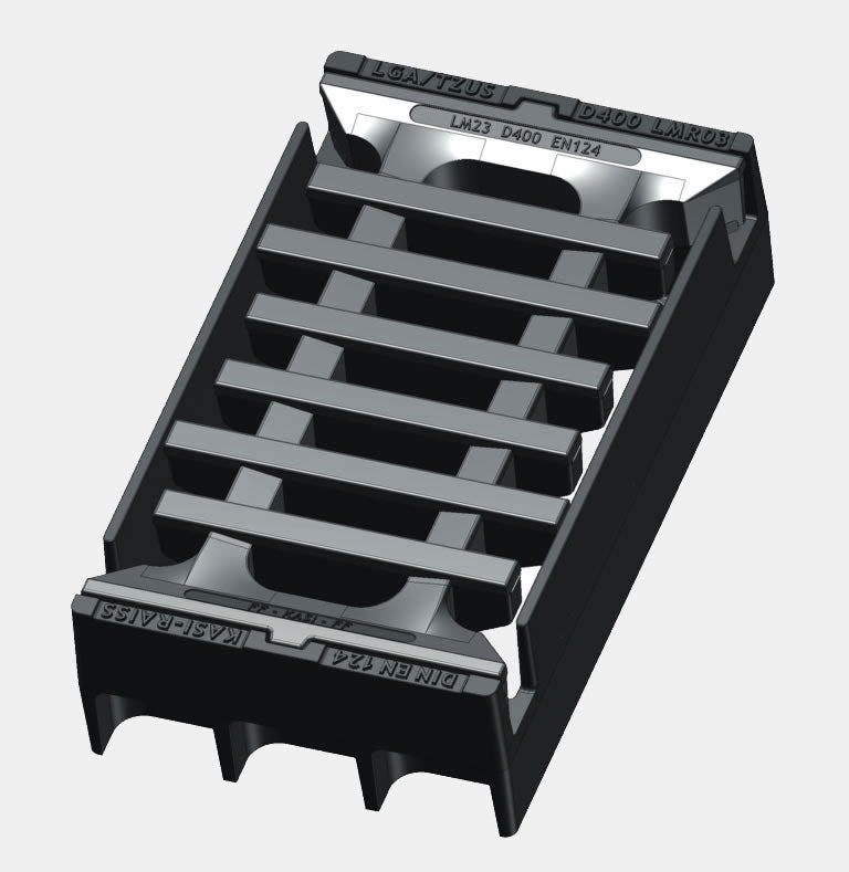 BEGU-Aufsatz D400  300x500mm Pultform mit Dämpfungseinlage