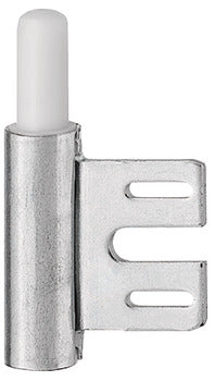Bandunterteil V 8100 vernickelt, f. Stahlzargen kombinierbar mit Fluegelteil V 0020