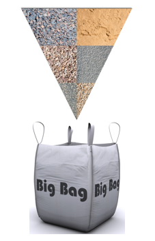 BASALT - Pflastersplitt 2-5 mm / Big Bag á 0,9 m³ ~ 1500 kg
