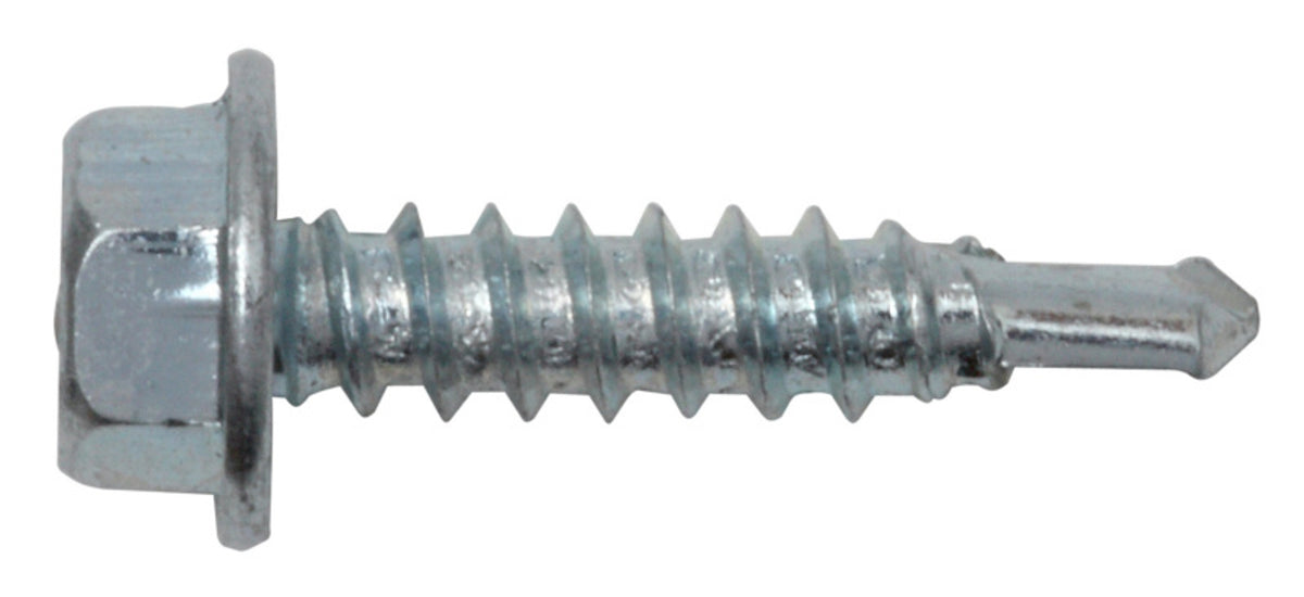 Blechschraube mit Scheibe Sechskantkopf 5,5 x 13, verzinkt, DIN 6901