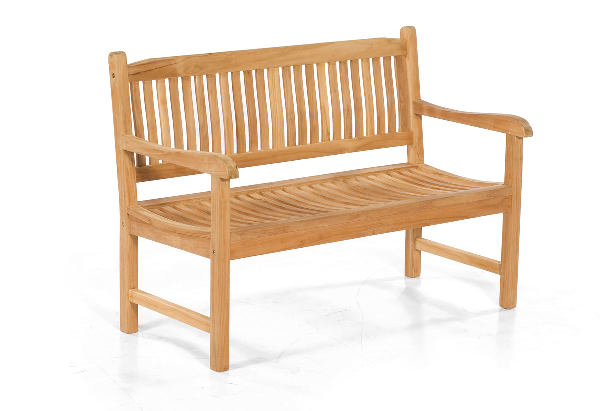 Bank "BUCKINGHAM"ca. 130 cm breit Teakholz