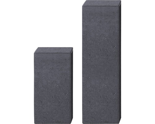 Crescendo Beton Rechteck - Palisade 20/10cm Anthrazit