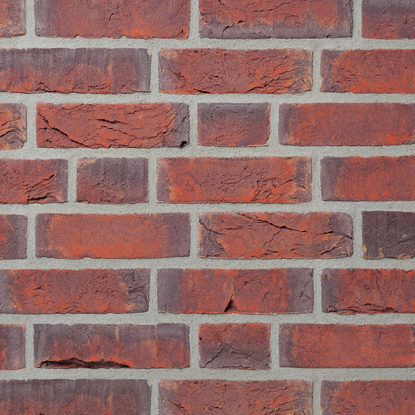 Handformziegel Agora VMz 8-1,8 WDF, Weinrot, 215x102x65mm