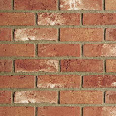 Handformziegel Brick de Beerse VMz 8-1,8 WDF , Orangerot nuanciert, 215x105x65mm
