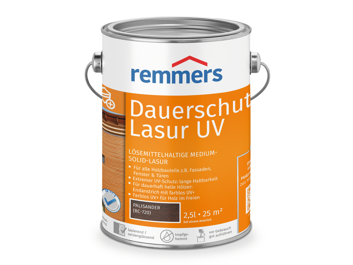 DAUERSCHUTZ-LASUR UV PALISANDER 2,5l